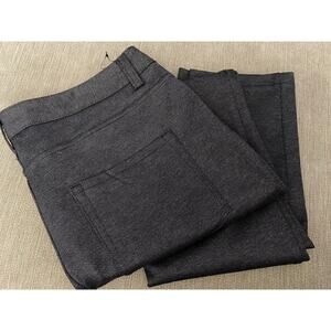 Andrew Marc Womens Stretch Legging Jegging Gray Black Size 14 X 30 Brand New